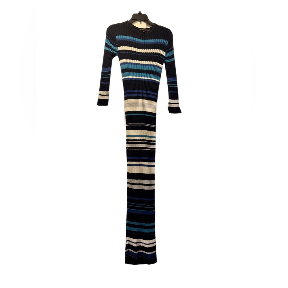 James Perse Multicolor Striped Long Sleeve Dress Size 2 | Rarity Piece.